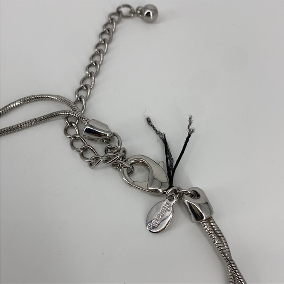 Chicos Metallic Faux Stone Long Necklace - Picture 2 of 3